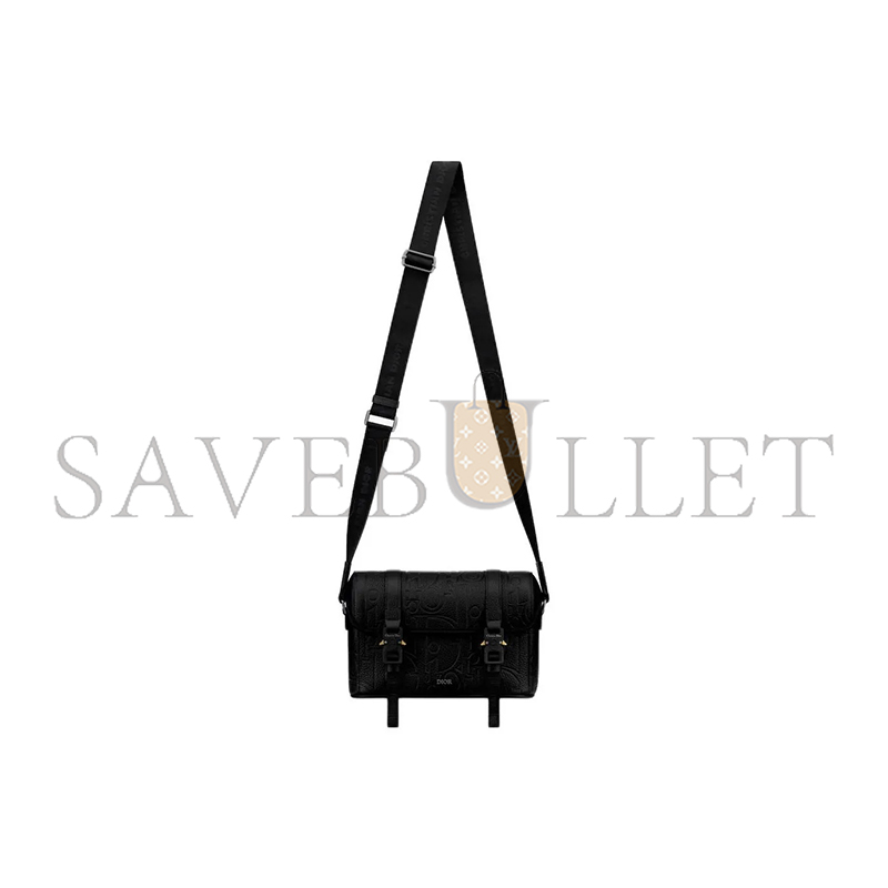 DIOR HIT THE ROAD GRAINED CALF LEATHER 1ESPO333LLG-H00N (24*18*8cm)